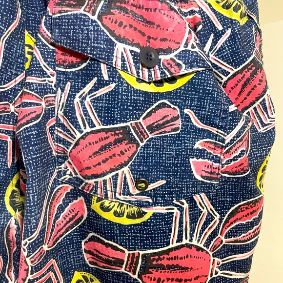 Lobster Men’s Swim Trunks Preppy Bathing Suit Blue Beach Swim Pool Size XXL - Picture 12 of 15
